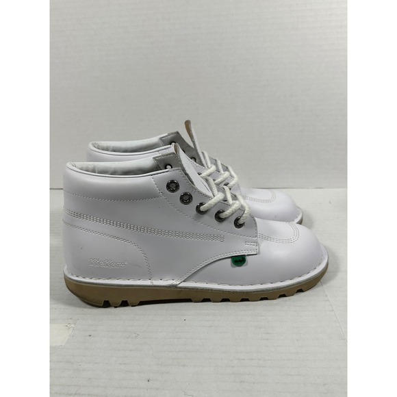 Kickers Kick Hi Mens White Leather Ankle Boots Size 11 US 10.5 UK 45 EU main image 6